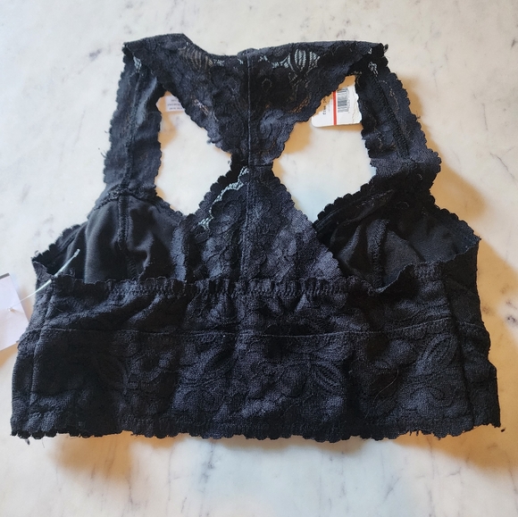 NWT! Free people lace bralette black size XS - Picture 4 of 5